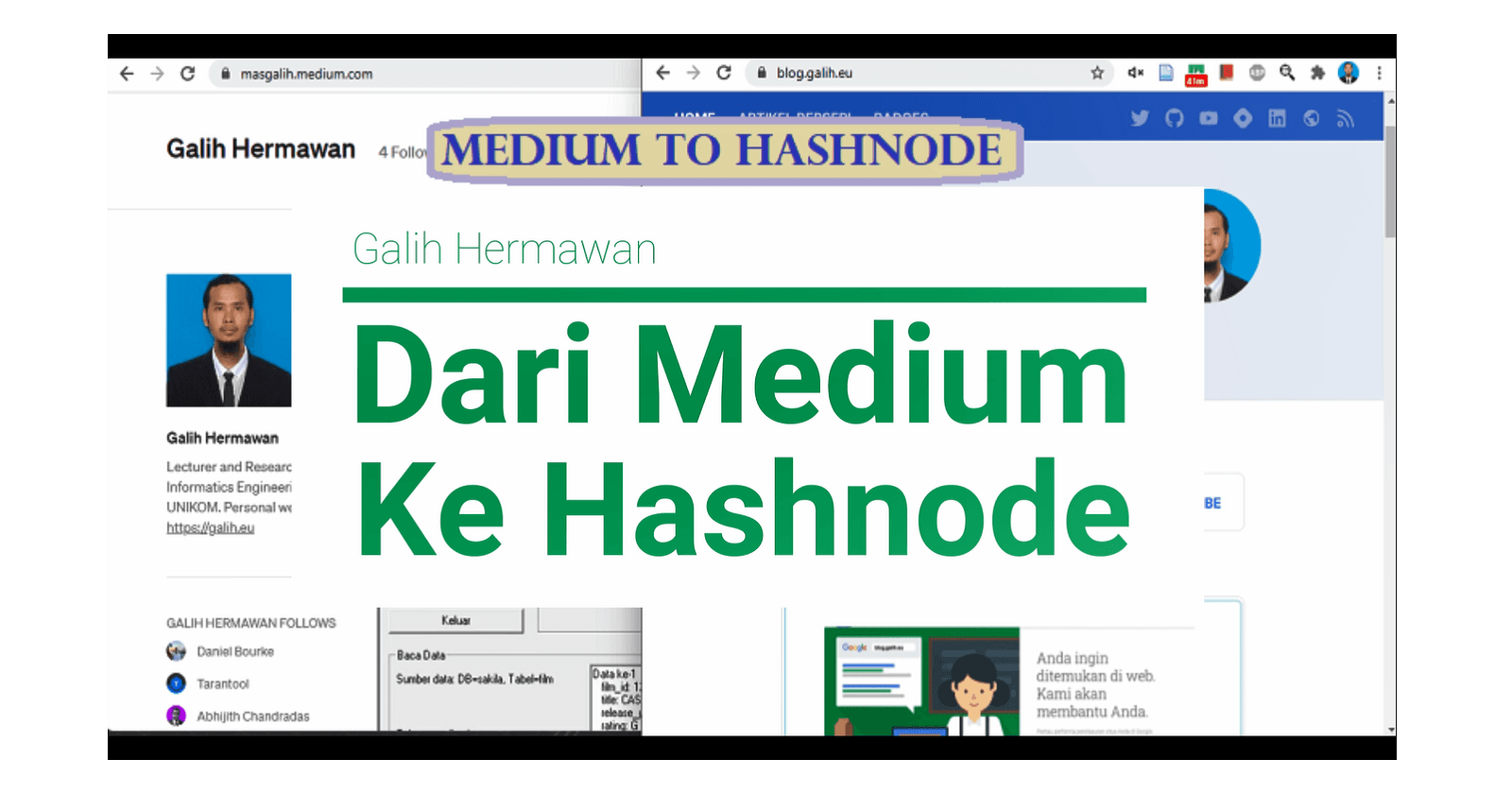 Pindah Blog dari Medium ke Hashnode